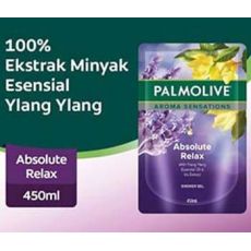 Sabun Palmolive Refill 450ml Dengan 4 varian Aroma - Absolute Relax / Ungu