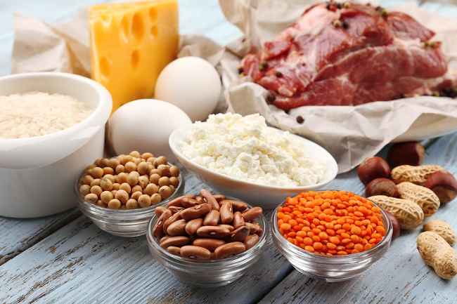Makanan dengan kandungan protein