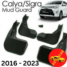 4pcs / Set Toyota Calya Sigra Karpet Lumpur Mud Guard Aksesories Mobil Depan Belakang