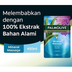 Sabun Palmolive Refill 450ml Dengan 4 varian Aroma - Mineral Massage / Biru