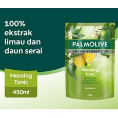 Sabun Palmolive Refill 450ml Dengan 4 varian Aroma - Morning Tonics / Hijau