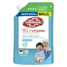 Lifebuoy Sabun Mandi Cair Body Wash Cool Fresh Antibakteri Multivitamin 400Ml