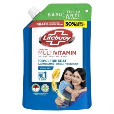 Lifebuoy Sabun Mandi Cair Body Wash Cool Fresh Antibakteri Multivitamin 400Ml - Mild care